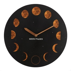 Zegar naścienny - Fazy Księżyca